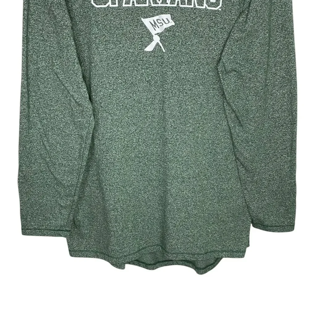 Nike Hoodie XL Green MSU Spartans Sweatshirt Michigan State Lightweight Athletic
